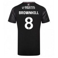 Maglie da calcio Burnley Josh Brownhill #8 Seconda Maglia 2024-25 Manica Corta